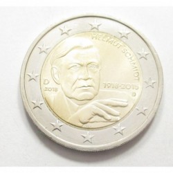 2 euro 2018 D - 100th birthday of Federal Chancellor Helmut Schmidt