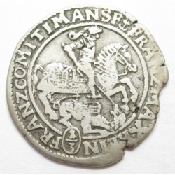 F. Maximilian and F. Henry 1/3 thaler 1673 - Mansfeld-Bornstedt