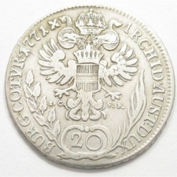 Mária Terézia 20 krajcár 1771 ICSK - Bécs