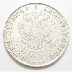 Franc II 20 kreuzer 1804 B