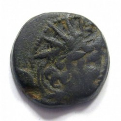 AE19 B.C. 121-97 Antiochos - standing eagle - Syria Seleucid