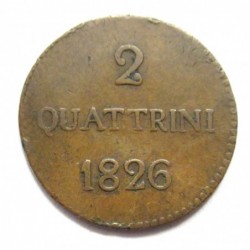 2 quattrini 1826 - Republic of Lucca