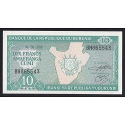 10 francs 2001