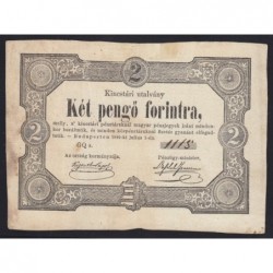 2 pengő forintra 1849