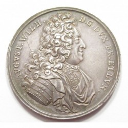 August Wilhelm coronation medal 1714 Braunschweig-Wolfenbüttel