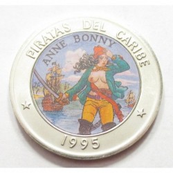 1 peso 1995 - Pirates of the Caribbean - Anne Bonny