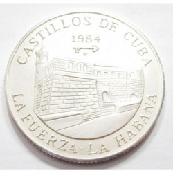 5 pesos 1984 - Castles of Cuba - La Fuerza - Havana