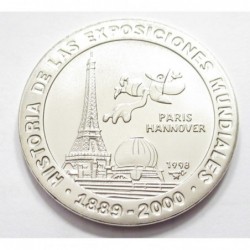 1 peso 1998 - World Expos - Paris 2000