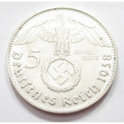 5 reichsmark 1938 D
