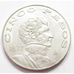 5 pesos 1977