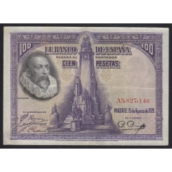 100 pesetas 1928