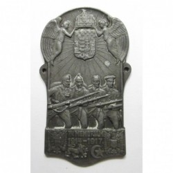 Patriotic badge: in memoriam 1914-1917 - National War Relief Committee