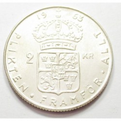 2 kronor 1963 U