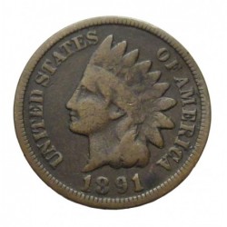 indian head 1 cent 1891
