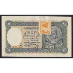 100 korun 1945 - SPECIMEN
