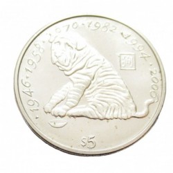 5 dollars 2000 - Chinese Zodiac Horoscope - Year of the Dog