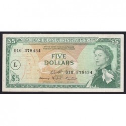 5 dollars 1965 L