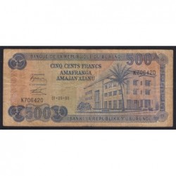 500 francs 1986