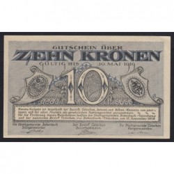 10 kronen 1919 - Tetschen