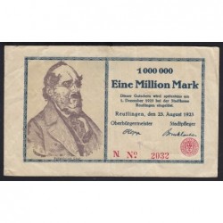 1.000.000 mark 1923 - Reutlingen