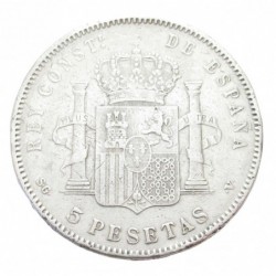 5 peseta 1898