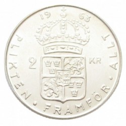 2 kronor 1963 U