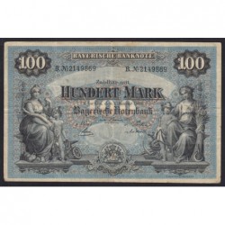 100 mark 1900 - Bayerische Bank