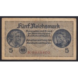 5 reichsmark 1940