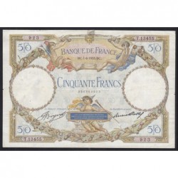 50 francs 1933