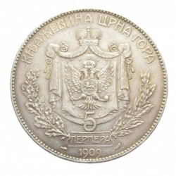 5 perpera 1909