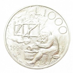 1000 lire 1994 - The foundation of the first church