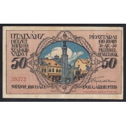 50 fillér 1919 - Sopron