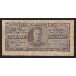 25 cents 1942