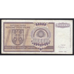 100.000 dinara 1993