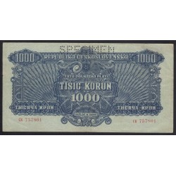 1000 korun 1944 - SPECIMEN