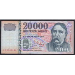 20000 forint 1999 GC - ALACSONY SORSZÁM