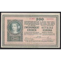200 kronen/korona 1918