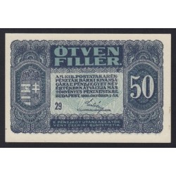 50 fillér 1920 - Serie 29