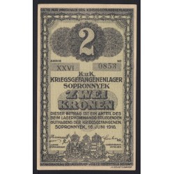 2 kronen/korona 1916 - Sopronnyék