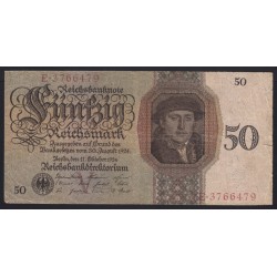 50 reichsmark 1924