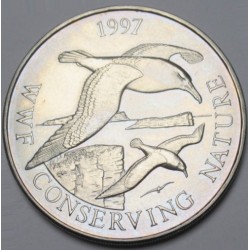 50 pence 1997 - WWF Albatross