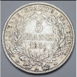 5 francs 1851 A