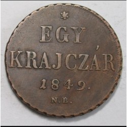 1 kreuzer 1849 NB