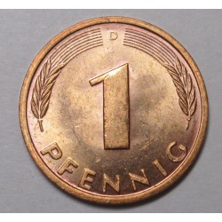 1 pfennig 1985 D