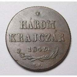 3 kreuzer 1849 NB