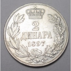 2 dinara 1897