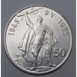50 korun 1955 - 10 years of independence