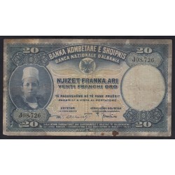 20 franka ari 1926