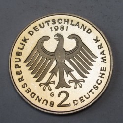 2 mark 1981 G PP Konrad Adenauer