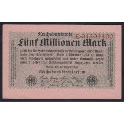 5 millionen mark 1923
